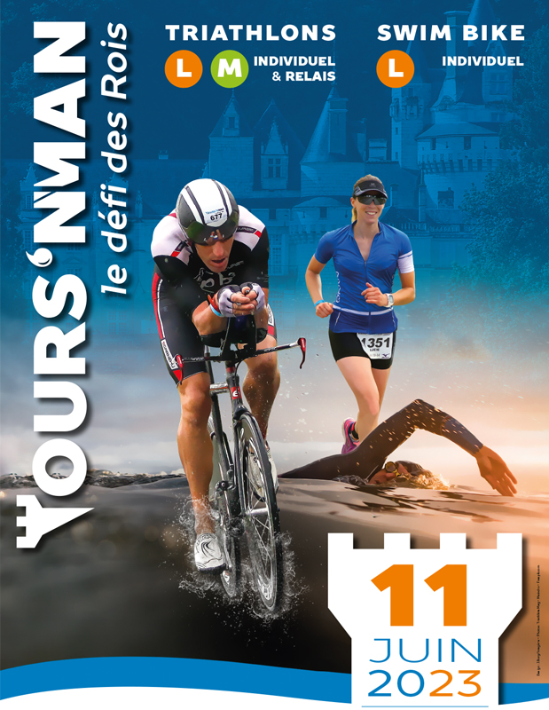 TOURSNMAN Le défi des Rois TRIATHLON LMSB TOURS 9 JUIN 2024